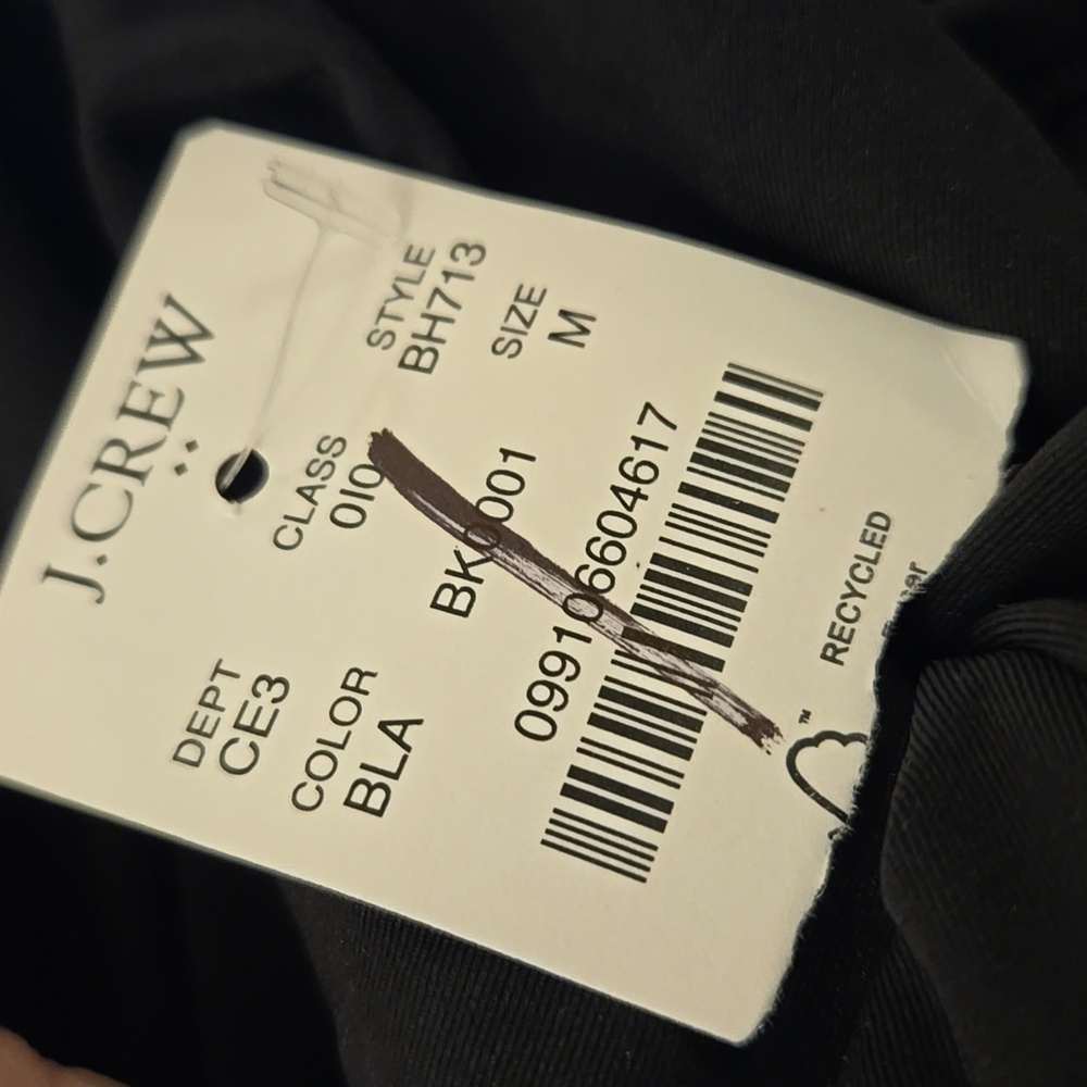 J. Crew V-Neck Ruched One-Piece Swimsuit Bathing Suit Small Medium Large Black - Picture 11 of 13